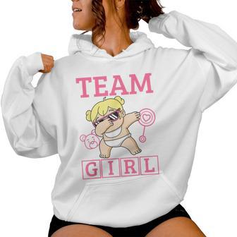 Revelación De Género De Team Girl Sudadera con capucha para mujer - Regaloses