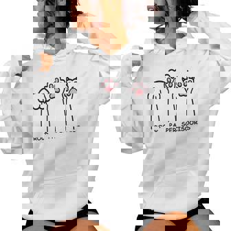 Rock Paper Scissors Hand Game Cat Paws Hommes S Sweat à capuche femme - Cadeauxyz