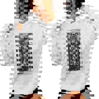 Saint Michael The Archangel Defeating Satan Christian Women Hoodie - Monsterry