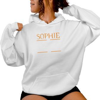 Sophie La Femme Le Mythe La Legende Sweat à capuche femme - Cadeauxyz