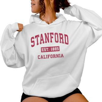 Stanford California Ca Vintage Sports Women Women Hoodie - Thegiftio UK