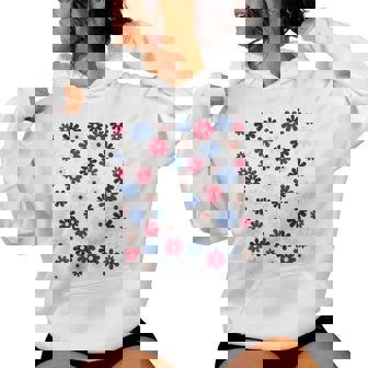 Stars Stripes And Equal Rights 4Th Of July Daisy Flower Women Hoodie | Mazezy
