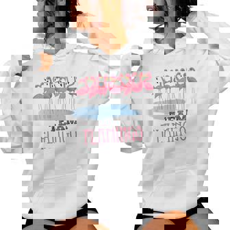 Team Flamingo キュート フラミンゴシャツ 素晴らしい夏用シャツ レディースパーカー - Kawaiitshirt