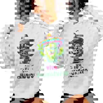 Viva Guanajuato Mexico Cactus ビバ・グアナファト・メキシコ サボテン・ソンブレロ レディースパーカー - Kawaiitshirt