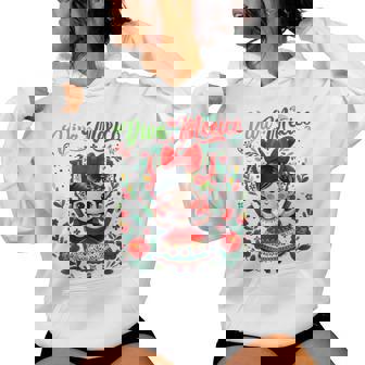 Viva Mexico Mexican Girl Mexico Independence Day Women Hoodie - Monsterry