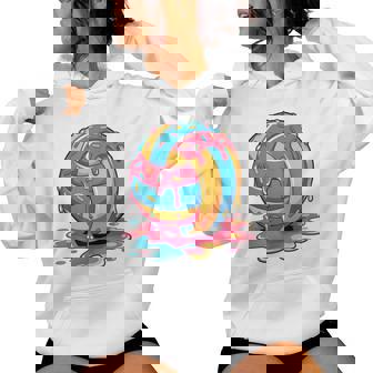 Volleyball Stuff Ice Cream Volleyball Drip N Girls Women Hoodie - Monsterry