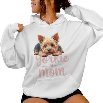 Yorkshire Terrier Mom Dog Yorkie Mama Cute Puppy For Women Women Hoodie - Thegiftio UK