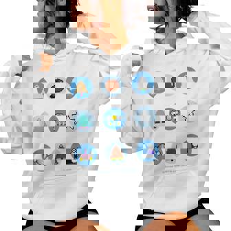 「Twin Bee」9 Circles レディースパーカー - Kawaiitshirt