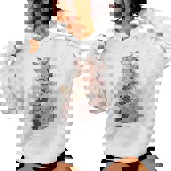 アニメ ワイフ かわいい アニメ 漫画 猫 女の子 甘い レトロ 日本 レディースパーカー - Kawaiitshirt