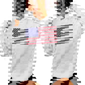 アメリカの国旗 アメリカの愛国心 アメリカの男性 女性 子供 アメリカの国旗 レディースパーカー - Kawaiitshirt