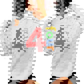 キッズ 4歳の誕生日シャツ 男の子 女の子 4歳 4歳 4歳 パーティー レディースパーカー - Kawaiitshirt