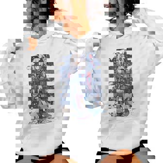 シャーク ワイフ 東京 アニメ ワイフ 女の子 かわいい カワイイ 漫画 レトロ 長袖tシャツ レディースパーカー - Kawaiitshirt