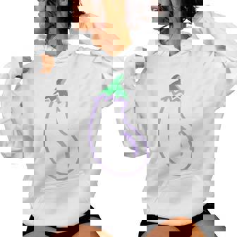 ナス 衣装 野菜 ビーガン 大人 女性 男性 子供 レディースパーカー - Kawaiitshirt