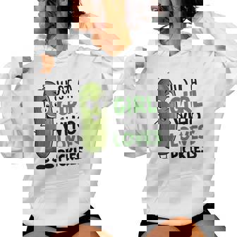 ピクルスが大好きな女の子だけ おかしなきゅうり レディースパーカー - Kawaiitshirt