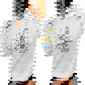 ミニオン Powered By Bananas レディースパーカー - Kawaiitshirt