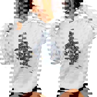 中世の兵士 騎士 戦士 ギフト 男性 女性 子供 男の子 レディースパーカー - Kawaiitshirt