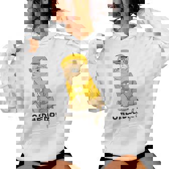 傘寿祝い 猫 ねこ ちゃんちゃんこ 男性 女性 猫好き 傘寿 お祝い 80歳 かわいい おもしろ ベージュ猫 レディースパーカー - Kawaiitshirt