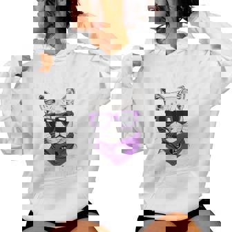 古希祝い ねこ サングラス 父 男性 女性 母 猫好き 古希 お祝い 70歳 おもしろ おもろい かっこいい レディースパーカー - Kawaiitshirt