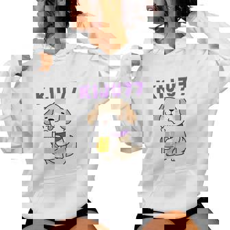 喜寿祝い ビール好き 酒好き 犬好き 父 母 男性 女性 77歳お祝い かわいい おもしろ 長袖tシャツ レディースパーカー - Kawaiitshirt