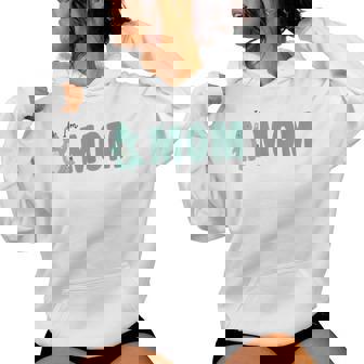 恐竜 かわいい 恐竜好き 家族 お揃い 親子ペア 親子コーデ 家族写真 お母さん 母 はは ママ I'm Mom レディースパーカー - Kawaiitshirt