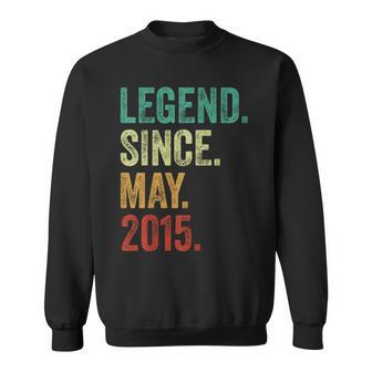 10 Years Old Legend Since May 2015 10Th Birthday Sweatshirt - Thegiftio UK