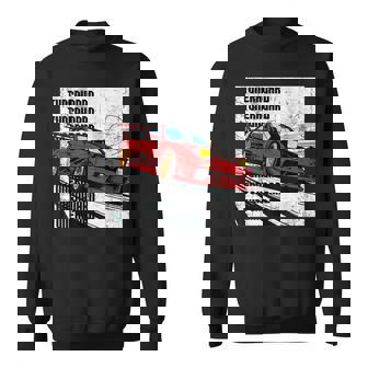 180Sx ドリフト アニマルスタイル クール アニメ イニシャル D レースカー13 スウェットシャツ - Kawaiitshirt