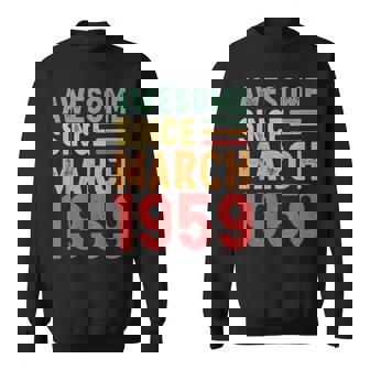 1959年3月から素晴らしい70歳の誕生日プレゼント。 スウェットシャツ - Kawaiitshirt