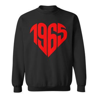 1965 ハート ヴィンテージ 1965年製 ハート型 還暦祝いに最適 スウェットシャツ - Kawaiitshirt