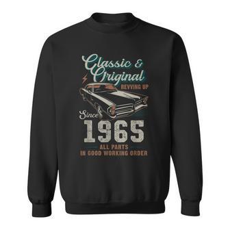1965年生まれ ヴィンテージカー 60歳の誕生日 スウェットシャツ - Kawaiitshirt