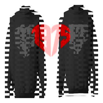 1975 ハート ヴィンテージ 1975年製 ハート型 愛 50歳の誕生日に スウェットシャツ - Kawaiitshirt