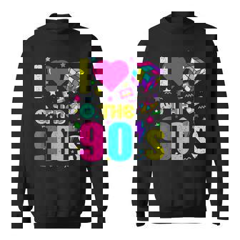 1990'S 90S Retro I Heart The Nineties Costume Party スウェットシャツ - Kawaiitshirt