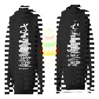 20 Years Of Awesome 20歳の誕生日ケーキ 大人用 スウェットシャツ - Kawaiitshirt