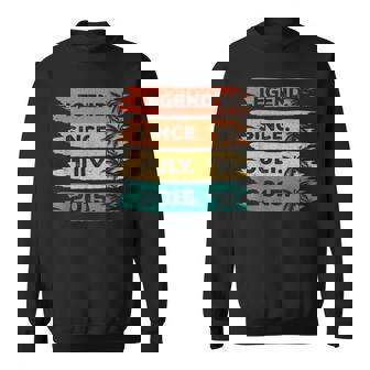 2015年7月 10歳の誕生日デコレーション ヴィンテージ 10歳の誕生日 スウェットシャツ - Kawaiitshirt