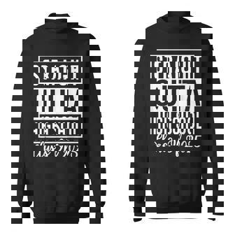 2025年のストレートアウトタ高校授業 スウェットシャツ - Kawaiitshirt