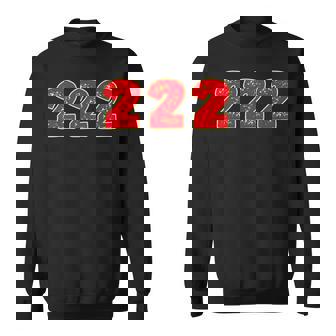 222 エンジェルナンバー Right Place Right Time スウェットシャツ - Kawaiitshirt