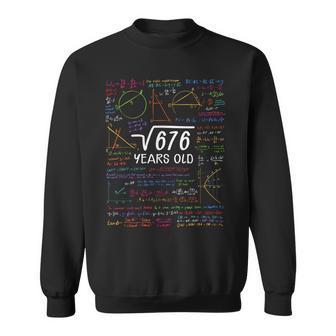 26 Cumpleaños Chica Chico Raíz Cuadrada 676 26 Años Camisa de entrenamiento - Regaloses