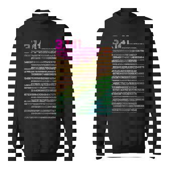 314 数学物理の先生 314 円周率 スウェットシャツ - Kawaiitshirt