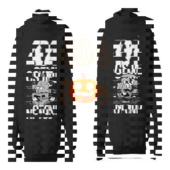 404 コスチューム未発見 ピクセルアート ハロウィンデザイン スウェットシャツ - Kawaiitshirt