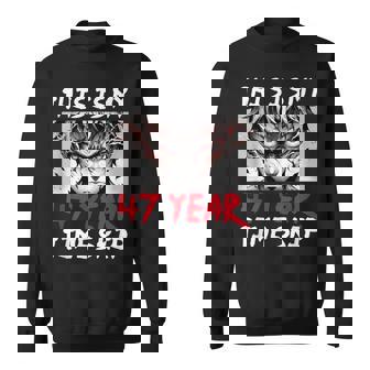 47 歳のタイムスキップ アニメ忍者サムライ 47 歳の誕生日 スウェットシャツ - Kawaiitshirt