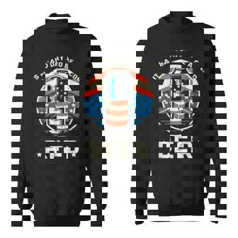 4Th Of July Bad Day To Be Cold Humor Patriot Dad Men Sweatshirt - Thegiftio UK