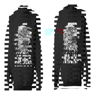4Th Of July 'Merica American Flag Eagle Vintage Men Sweatshirt - Thegiftio UK