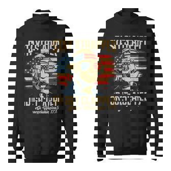 4Th Of July Stay Strapped Or Get Clapped George Washington Sweatshirt - Thegiftio UK