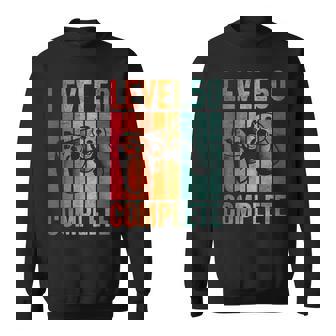 50歳 誕生日 男の子 男 レベル コンプリート 50歳 スウェットシャツ - Kawaiitshirt