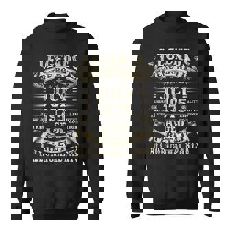 50歳の男性への50歳の誕生日プレゼント 1975年7月 スウェットシャツ - Kawaiitshirt