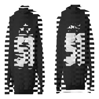 51 歳の誕生日番号 51 バルーン 51 歳の誕生日 スウェットシャツ - Kawaiitshirt