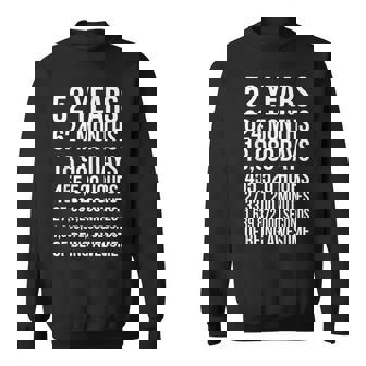 52歳の誕生日ギフト 面白い52歳の誕生日 スウェットシャツ - Kawaiitshirt