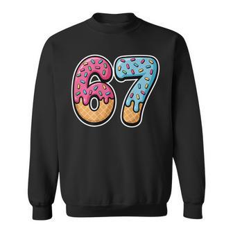 67 Ice Cream Drip Back Only Sweatshirt - Thegiftio UK