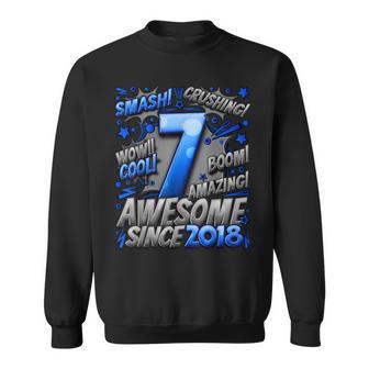 7 Year Old For Boys 7Th Birthday Boy 7 Year Old Boy Sweatshirt - Thegiftio UK