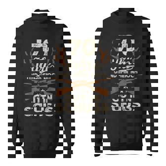 70 Jahre Jäger 70 Geburtstag Jagd Sweatshirt - Geschenkecke