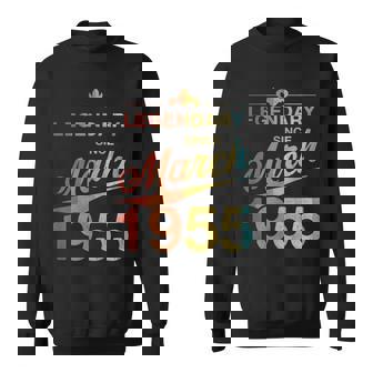 70Th Birthday 1955年3月生まれ 70歳 ヴィンテージ スウェットシャツ - Kawaiitshirt